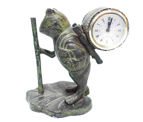 frog table clock