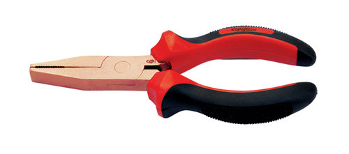 Non Sparking Flat Nose Pliers Handle Material: Plastic