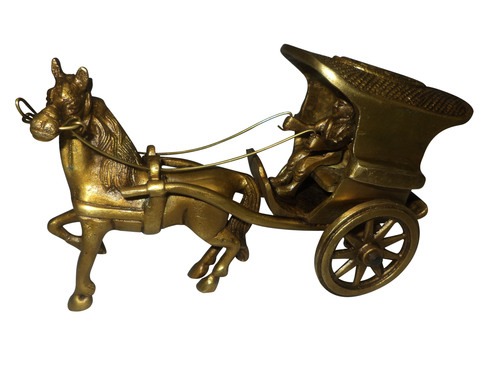 Horse Cart Sculpture