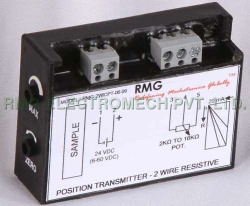 POSITION TRANSMITTER: 2 WIRE - RESISTIVE POSITION TRANSMITTER: 2 WIRE - RESISTIVE