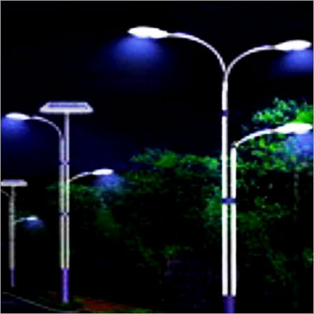 Solar Power CFL Street Light