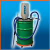 Heavy Duty Dry Vac - Hardened Alloy, 30/55/110 Gallon Drum | Static Resistant Hose, 0.1 Micron Filter, Quiet Operation, Compressed Air Powered