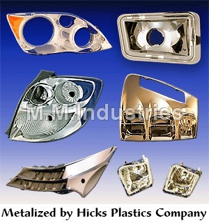Molded Plastic Components Metalizing Service