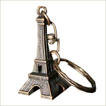 Antique Eiffel tower key chain