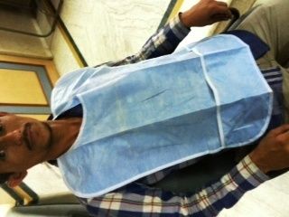 DISPOSABLE PATIENT APRON