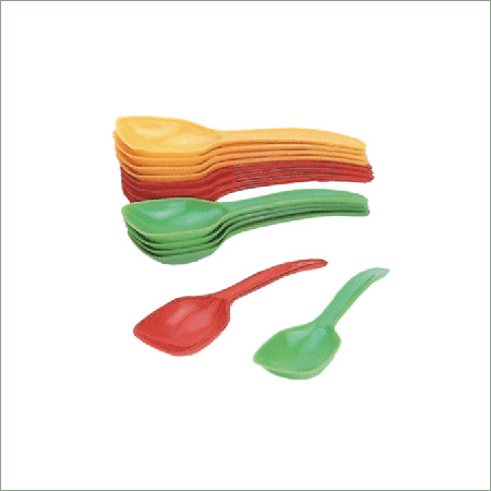 5in Spoons - Plastic, 5 Inches, Assorted Colors | Durable, Lightweight, Disposable, Versatile