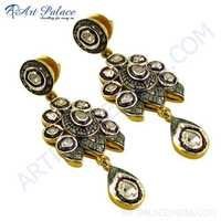 Bridal Wear Diamond Earrings