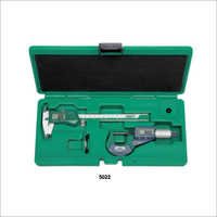 2-piece Measuring Tool Set - Steel, Green, Accuracy 0.01mm | Precise Measurement, Durable Design, Reliable Results