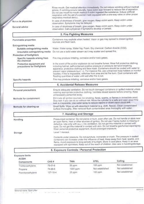 Spot Lifter Test Report