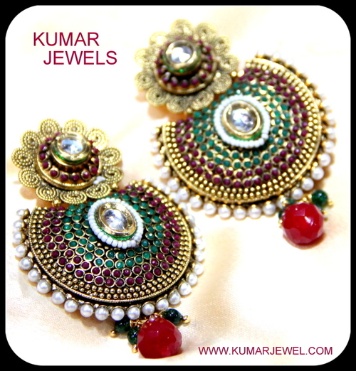 POLKI FASHION EARRING