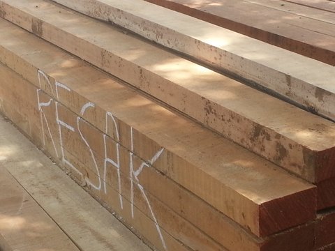 Resak Wood Cut Size