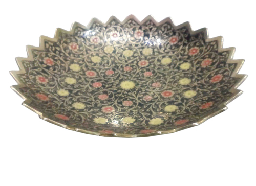 Designer enamel bowl