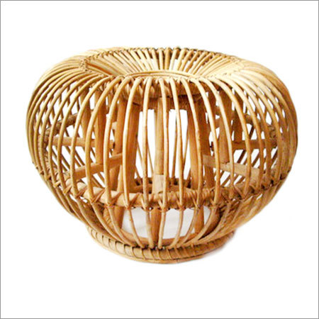 Stool - Indian Cane, Gala Polish, Glossy Finish | Durable, Stylish, Lightweight, Portable, Elegant