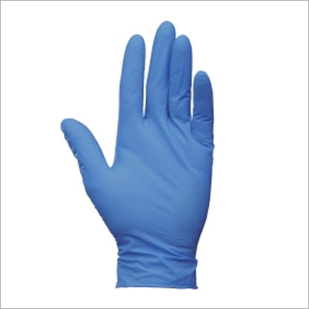 Powder Free Arctic Blue Nitrile Gloves