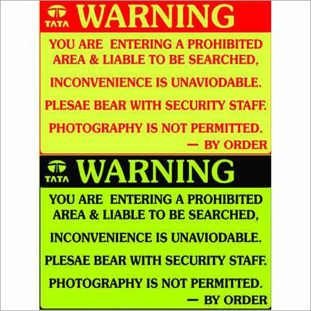 Self Glow Instruction Board