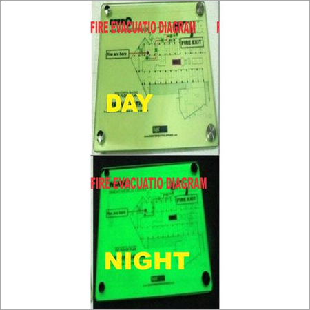 Night Glow Emergency Evacuation Map