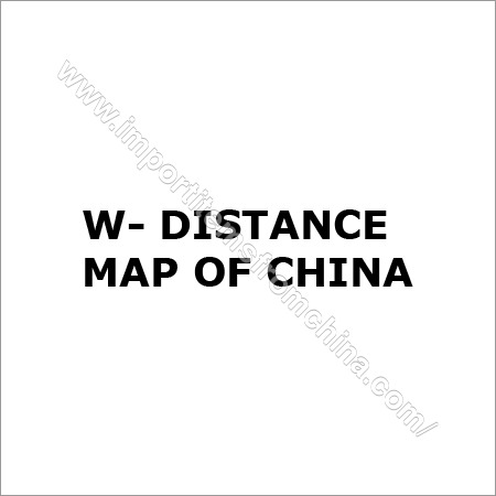 Distance Map Of China