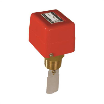 Flow Switches - Brass Steel 15-300 mm NB Red IP65 | Paddle Actuation Microswitch Glandless Design Reliable Monitoring
