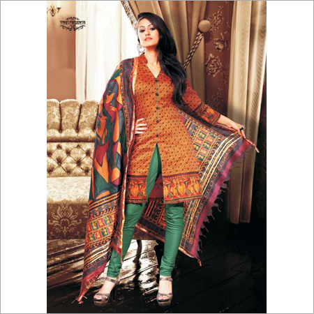 Unstitched Printed Ladies Suits