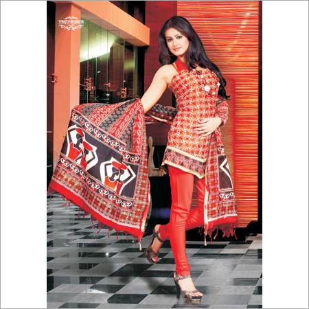 Traditional Unstitched Salwar Kameez