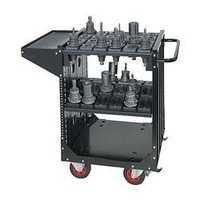 Cnc Tool Holder Trolley - Rugged Material, Flexible Tool Trays, Available Drawers & Shelves | Easy Transport, Expand Versatility, Safe Storage