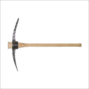 Wooden Handle - Wood & Steel, 36 Inches, 1.5 Inch Diameter | Strong Grip, Durable, Easy Handling, Pickaxe Head 2 lbs