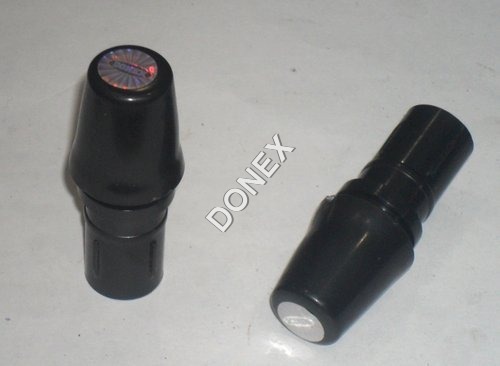 Motorcycle Handle Weight - Metal/Plastic 20-50mm, Black | Durable, Corrosion Resistant, Compact Design