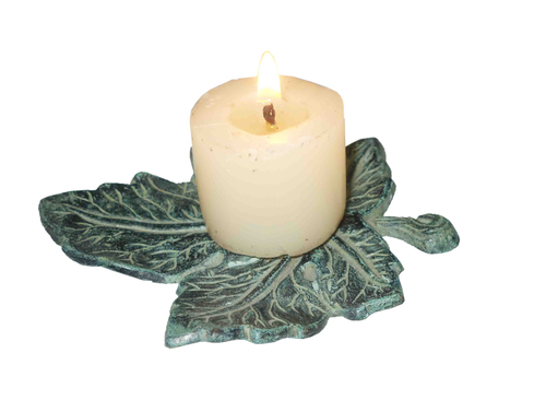 Leaf Tea Light Holder
