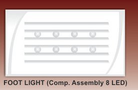 FOOT LIGHT COMPLETE ASSEMBLY