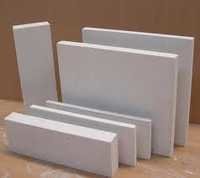 Calcium Silicate Blocks - 900x600 & 600x150mm Sizes, White, 250 Kg/m3 Density, 0.87-0.90 Mpa Flexural Strength, Lightweight, Durable, Low Thermal Conductivity, High Performance
