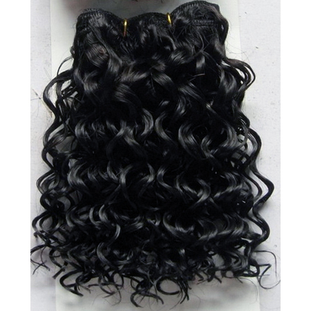 Machine Weft Curly Human Hair