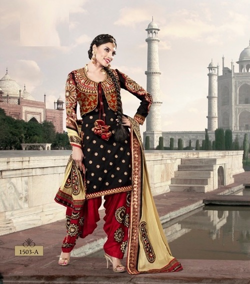 Black Net Salwar Kameez
