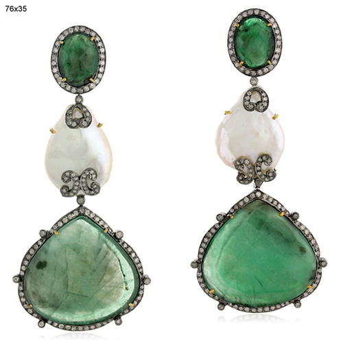 Gemstone Dangle Earring