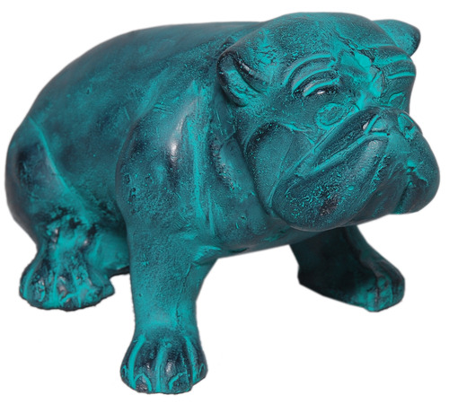 Sitting Bulldog Sculpture