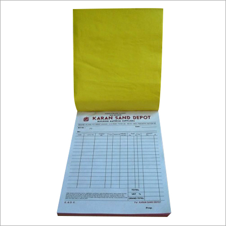 Bill Book Printing