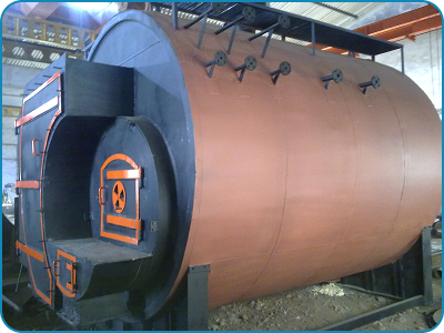 Nutshell And Coconut Shell Fired Fully Wetback Boiler - Material: Ms