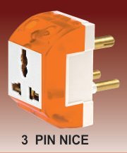 3 PIN 5 WAY MULTIPLUG