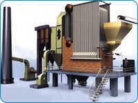 Water Tube Type Bi Drum FBC Boiler