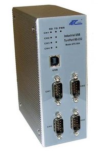 USB To 4-Serial Port RS-232 Converter