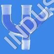 Multipal Adapters - Borosilicate Glass, Various Joint Sizes, 180/90 Angle | Heat Resistant, Chemical Inert, Easy Clean, Precise Fit