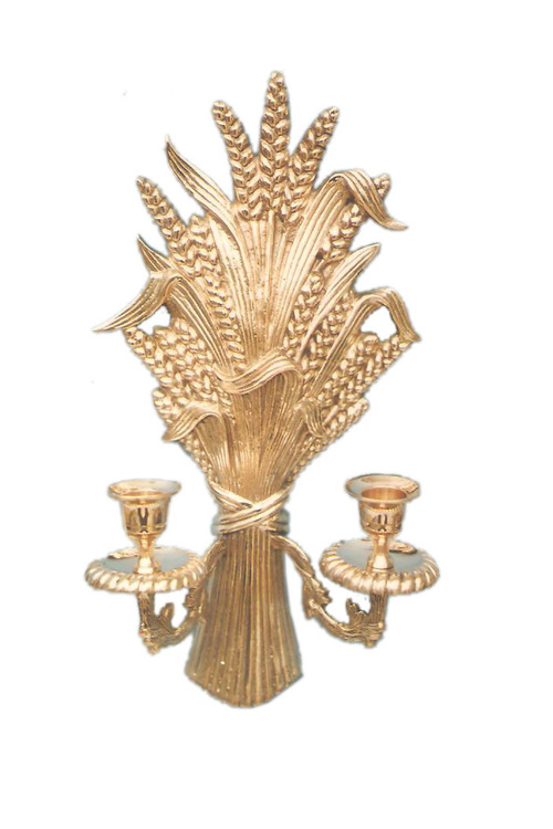 Designer Wall Sconce - Brass, 12x8 Inches, Gold | Elegant Design, Durable Material, Easy Installation
