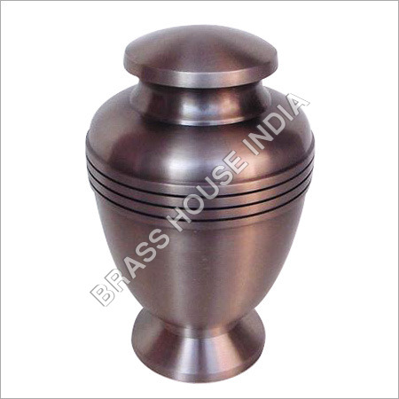 Satin Finish Bronze Urn
