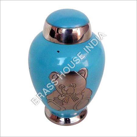 Colored Brass Urn