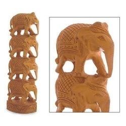 Wooden Elephant Statue