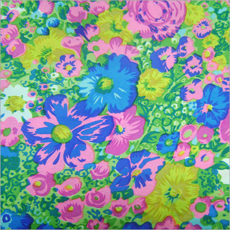 Synthetic Printed Dress Fabric