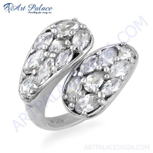  New Extra Shine CZ  925 Sterling Silver Ring