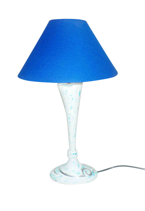 Metal Lamp - Metal, Varied Sizes, Blue | Elegant Design, Rust Proof, Shock Resistant, Lightweight, Stylish Table Lamp