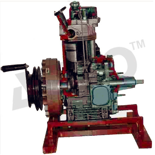 Cut Section Model Of Single Cylinder Diesel Engines Application: Lab Equipment