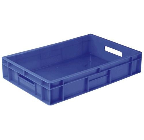 64120 CL - Plastic, Variable Dimensions, Blue | Durable, Stackable, Lightweight, Easy Handling, Versatile, Space Saving, Handles, High Load Capacity