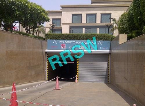 Silver Steel Security Rolling Shutter